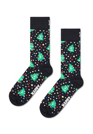 1-PACK CHRISTMAS TREE GIFT SET - Socken - black