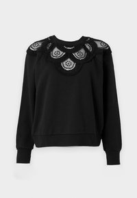 DREA EMBROIDERY - Sweatshirt - black