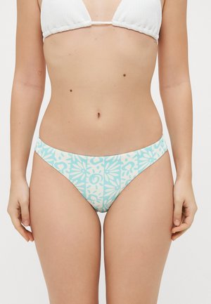 HAPPY DANCE TANGA - Bikini bottoms - blue/white