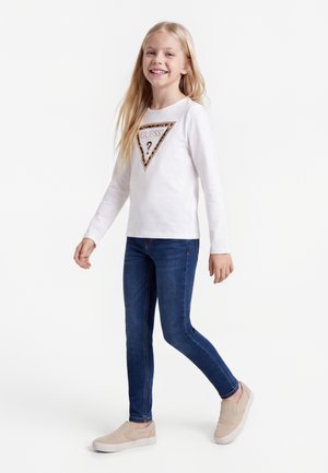 Guess, JUNIOR LOGO - Maglietta a manica lunga - pure white