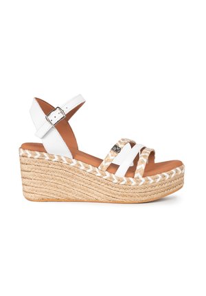 ALBANY CUERDA CON HEBILLA - Sandalias con plataforma - blanco