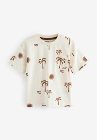Next SHORT SLEEVE CHARACTER 3 PACK - Triko s potiskem - blue brown