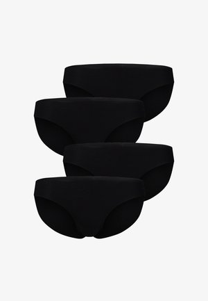 Skiny, MODAL INVISIBLE 4-PACK - Braguitas - black