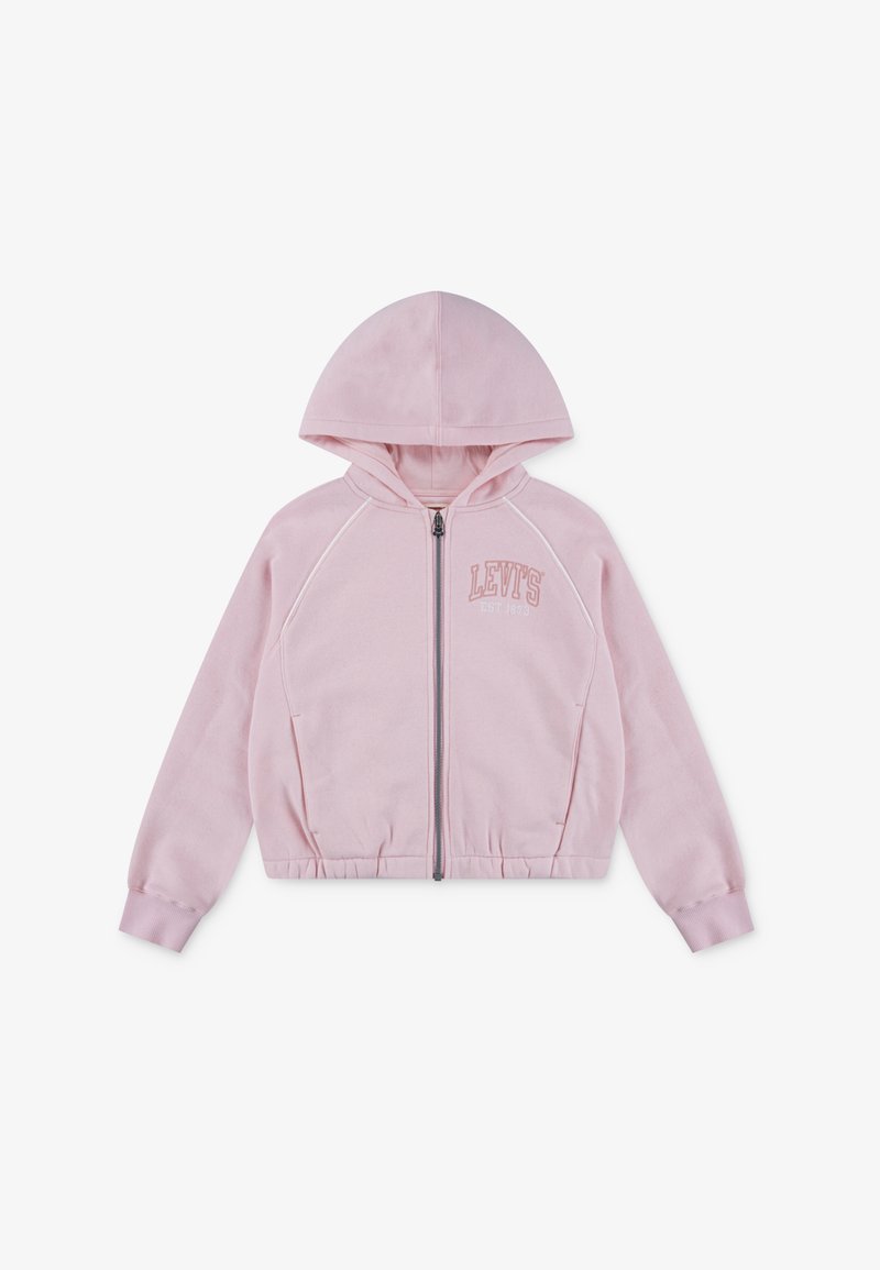 Levi's® MEET AND GREET FULL ZIP - Camisola com fecho - crystal rose