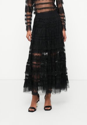ARLEA SKIRT - A-vonalú szoknya - black