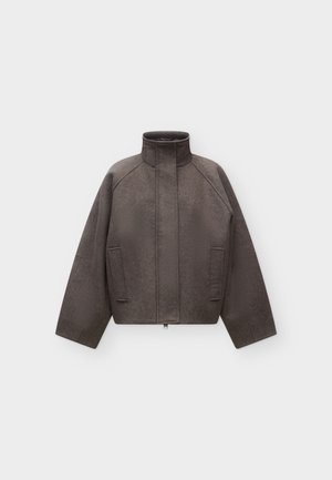 Weekday, JACKET - Short coat - dark mole