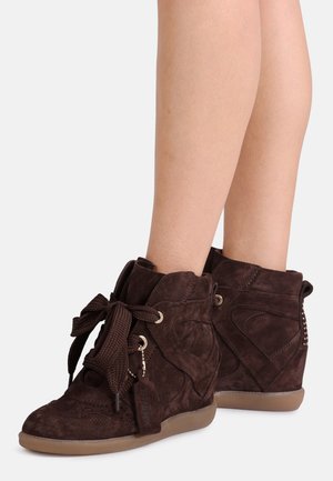 Bronx JAEYY - High-top trainers - coffee bean/gum