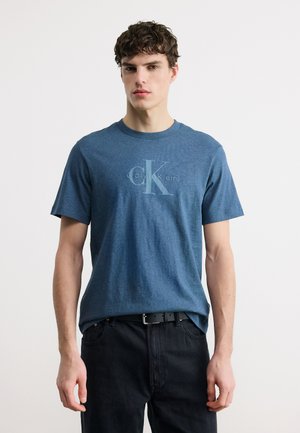 HERO MONOLOGO TEE - Trükipildiga T-särk - nearly navy heather