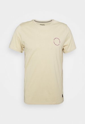 TEE - T-shirt med print - oyster gray