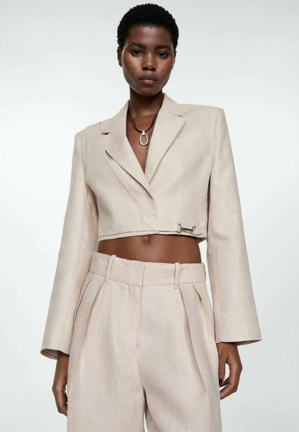 Mango MAENA - Blazer - gris clair pastel/sand - Zalando.de 