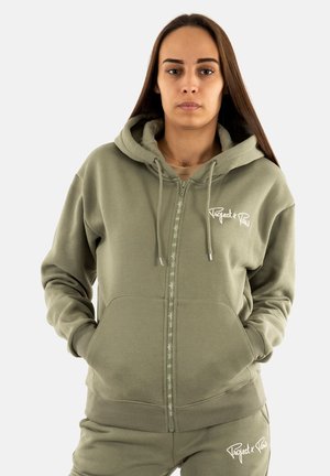 Sweater met rits - vert