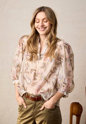 PULZ PZBECKETT - Bluse - cloud dancer