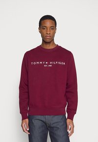 Tommy Hilfiger LOGO - Camisola - deep rouge
