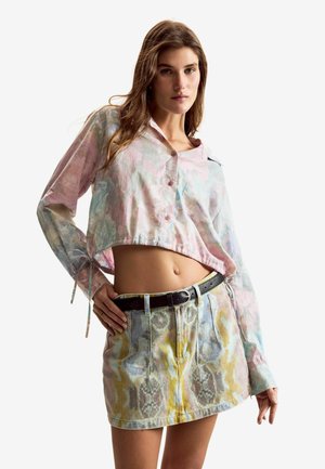 WITH TIES DESIGNED BY MR. CHRISTIAN LACROIX - Blúzka so zapínaním na gombíky - green