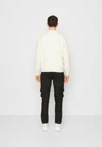 Obey Clothing TOTEM ZIP CARDIGAN UNISEX - Adīta jaka - unbleached multi