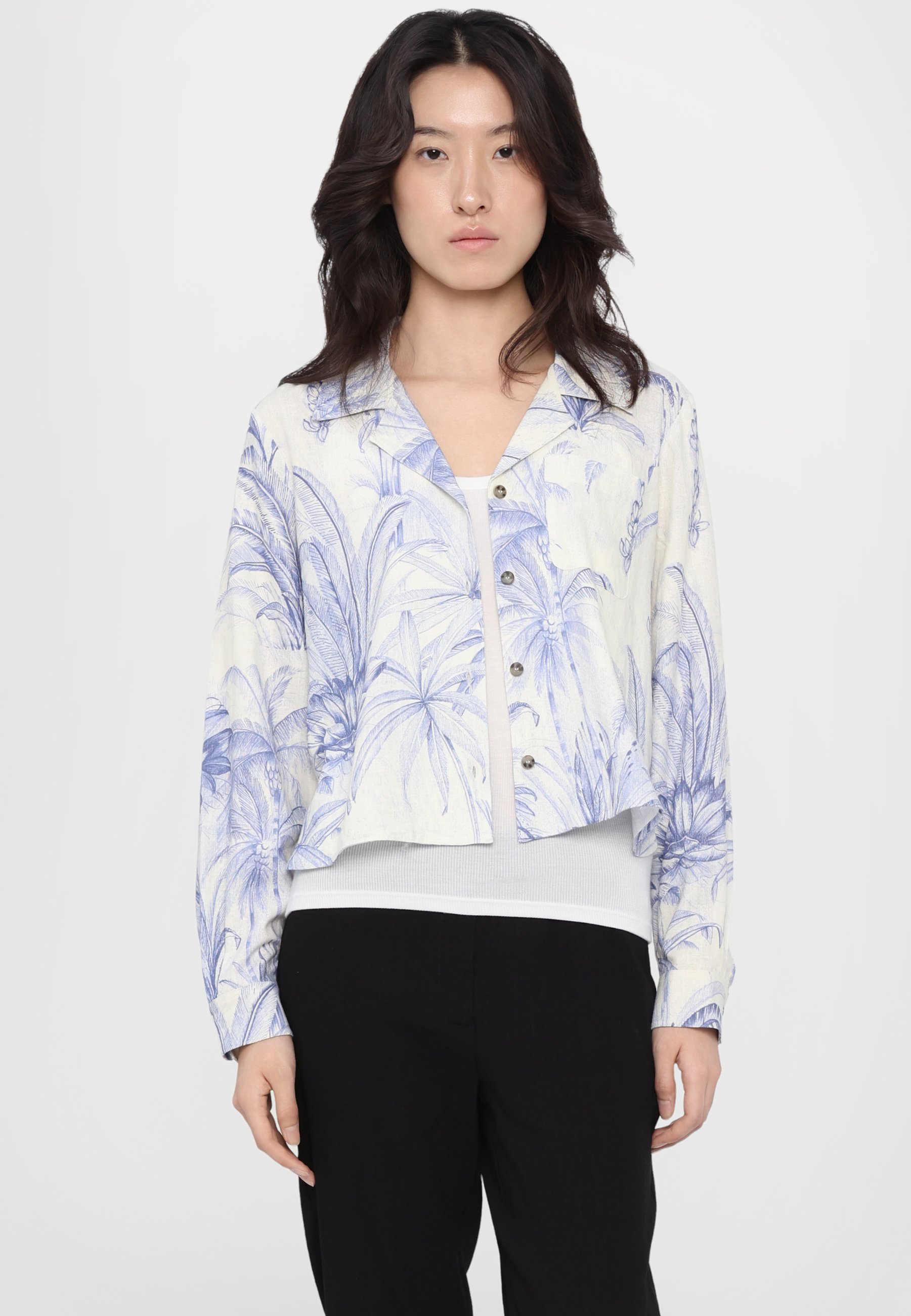 売れ筋商品|||マレーラ シャツ レディース トップス BANJO - Button-down blouse - azzurro polvere MARELLA マレーラ シャツ レディース トップス BANJO - Button