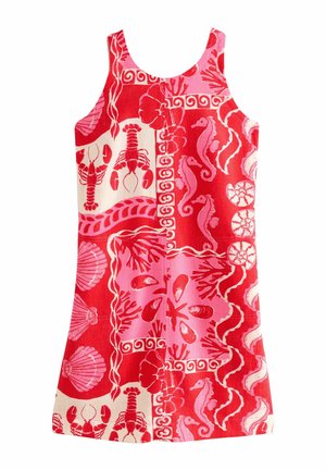 TALL FIT - KEW COLLECTION BACK - Freizeitkleid - red shell print