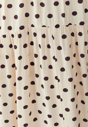 ST MRLO, MEMI - Maxi-jurk - chocolate spot