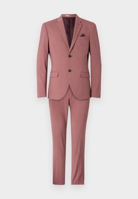 Isaac Dewhirst NOTCH SUIT SLIM - Κοστούμι - dark rose