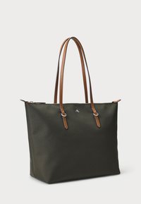 Lauren Ralph Lauren KEATON TOTE MEDIUM - Maisiņveida soma - dark olive