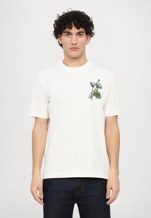 PS Paul Smith FLOWER - Print T-shirt - off white