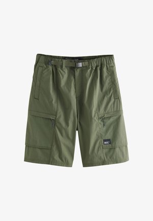 Next, REGULAR FIT - LIGHTWEIGHT BELTED - Shorts - olive green