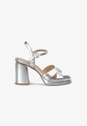 Alma en Pena, Sandales à talons hauts - Silver