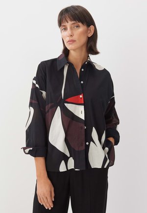 LANGARM ZANISHA - Hemdbluse - black