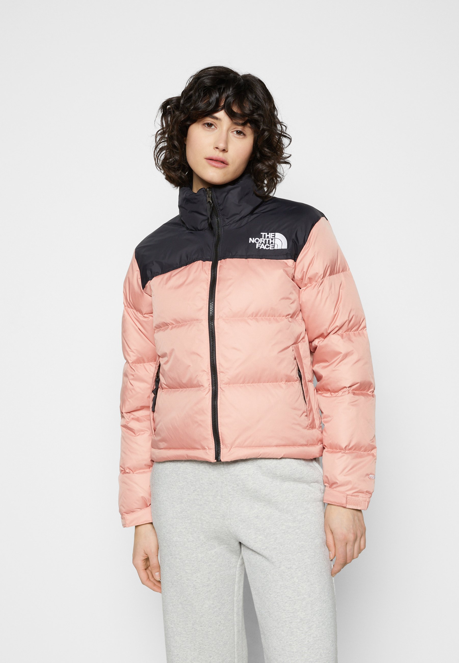 the north face 1996 retro nuptse jacket damen rosa