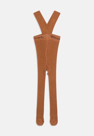 BABY WITH SUSPENDERS UNISEX - Collants - brick