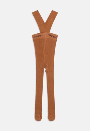 BABY WITH SUSPENDERS UNISEX - Pėdkelnės - brick