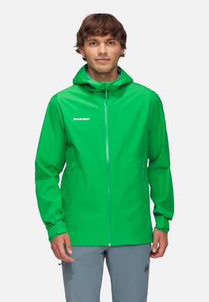 HOODED  - Hardshell jacket - pinea