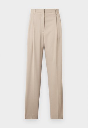 DARCEY TROUSERS - Tygbyxor - cream beige