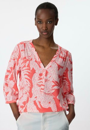 GEMUSTERTE MIT 3/4 - ÄRMELN - Bluse - pink