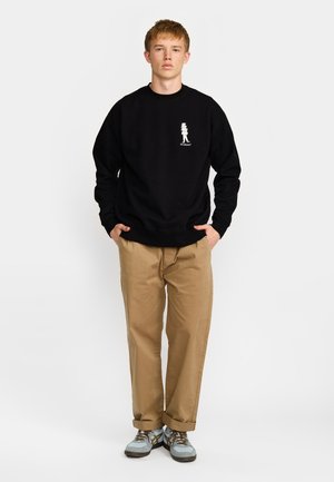 REVOLUTION, REVOLUTION PRINTED CREWNECK - Sweatshirt - black
