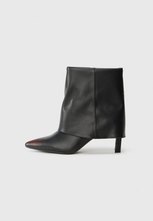 Ankelstøvler - black/burgundy