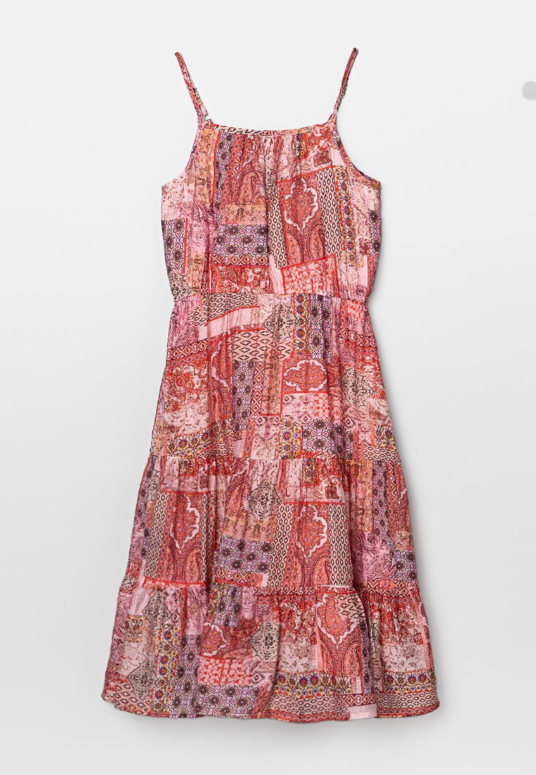 happy girls Maxi-jurk koraalrood happy girls Maxi-jurk koraalrood