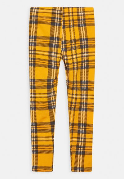 Mini Rodini CHECK  - Leggings - Calças - yellow