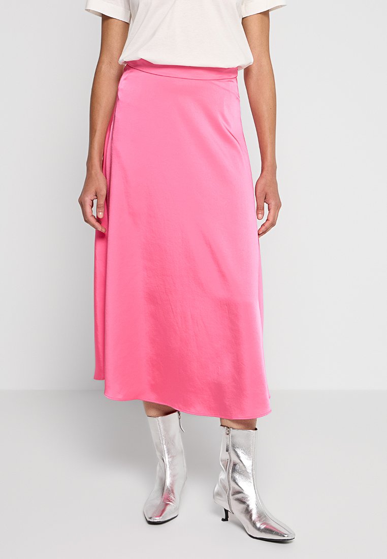 CLAUDIE PIERLOT Maxirok donkerroze CLAUDIE PIERLOT Maxirok donkerroze