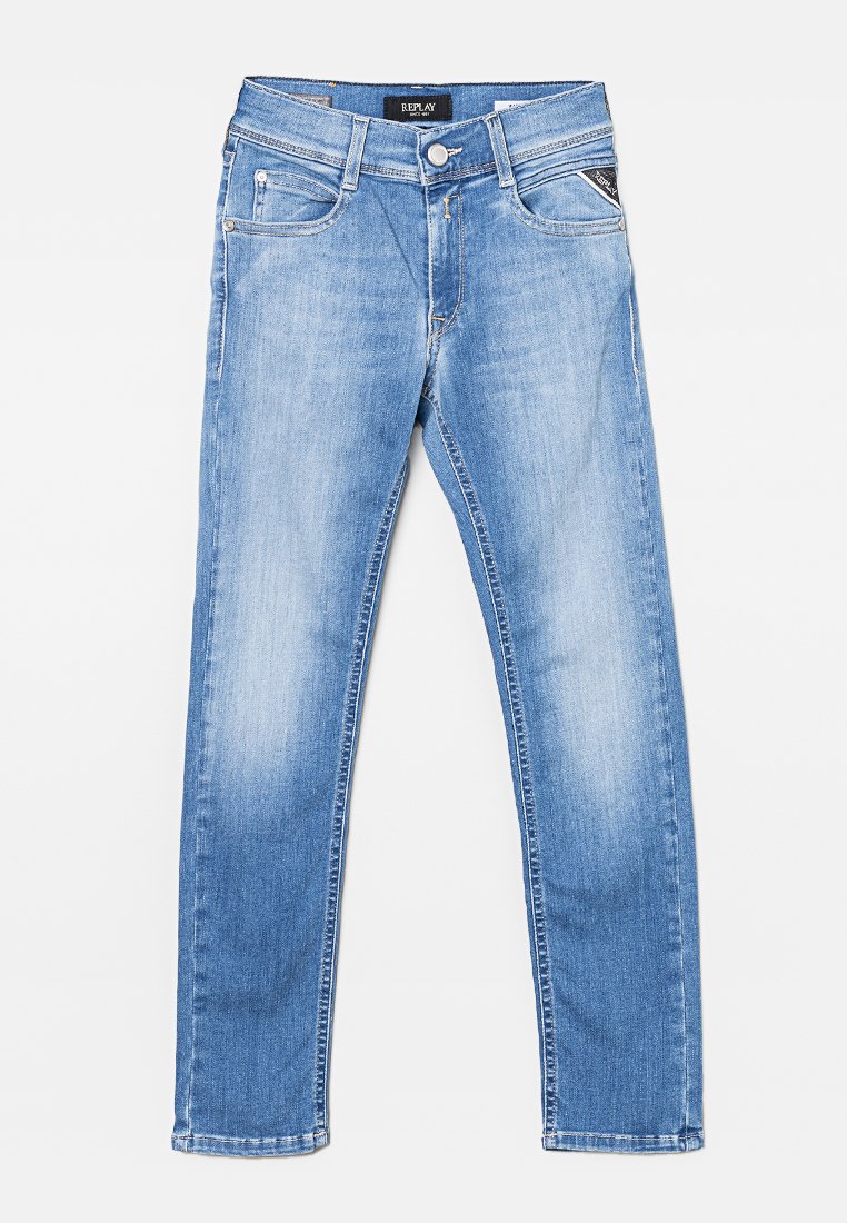 Replay Jeans Tapered Fit lichtblauw
