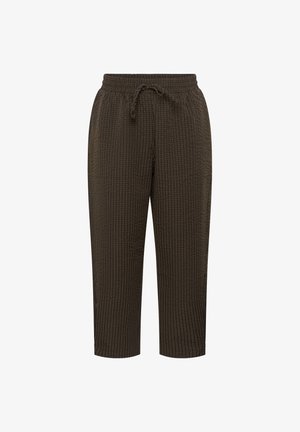 Kaffe Curve, KCMIANNA - Pantalon classique - coffee bean mini check