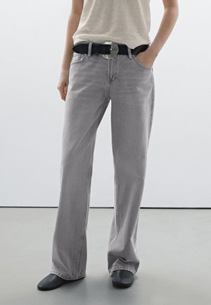 LOW-RISE STRAIGHT-LEG - Jean droit - light grey