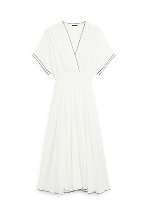 Massimo Dutti CONTRAST  - Day dress - white