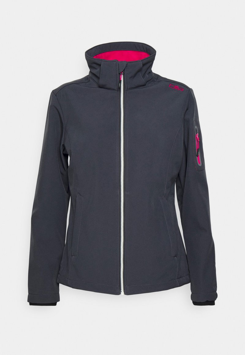 CMP Softshelljas donkergrijs