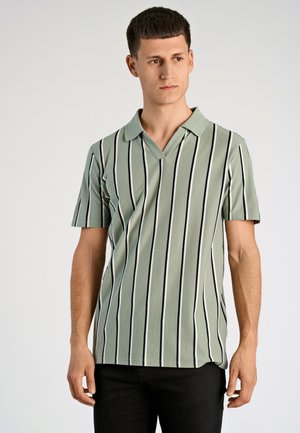 STRIPED - Pólóing - sage green