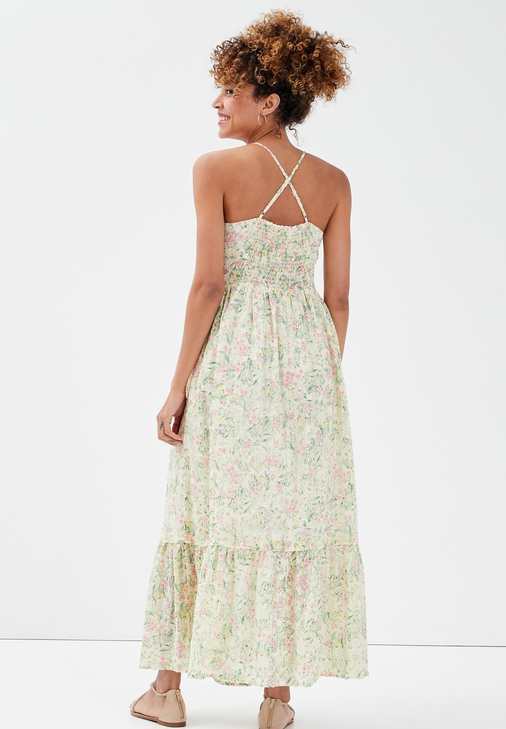 robe jaune cache cache