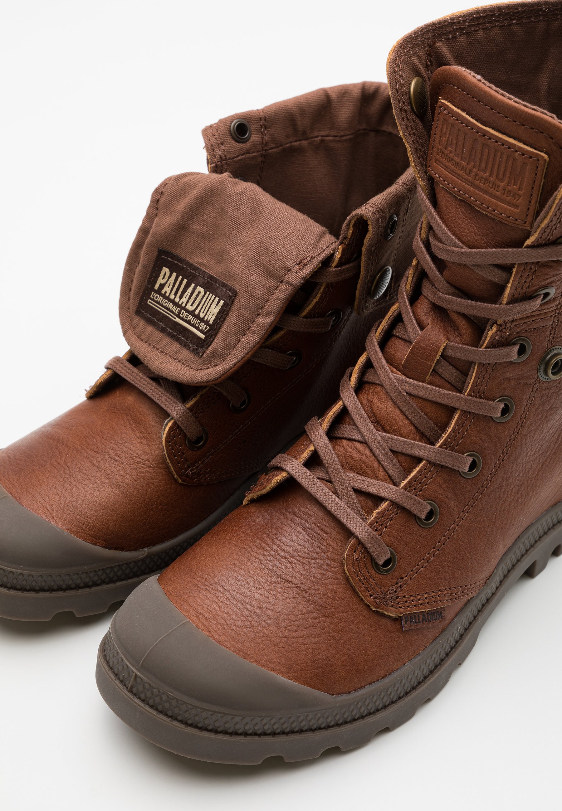 Palladium BAGGY - Lace-up ankle boots - mahogany/dark brown - Zalando.de