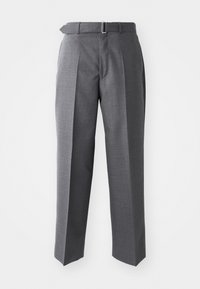 NASH BELT  - Pantalones - dark grey