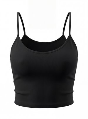 aim’n®, SHAPE SEAMLESS SINGLET - Αθλητικό σουτιέν ελαφριάς στήριξης - black