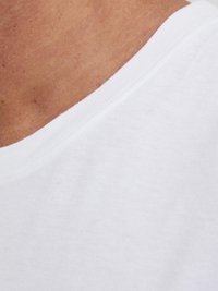 Jack & Jones JJEREID BLOCKING TEE - T-Shirt print - white